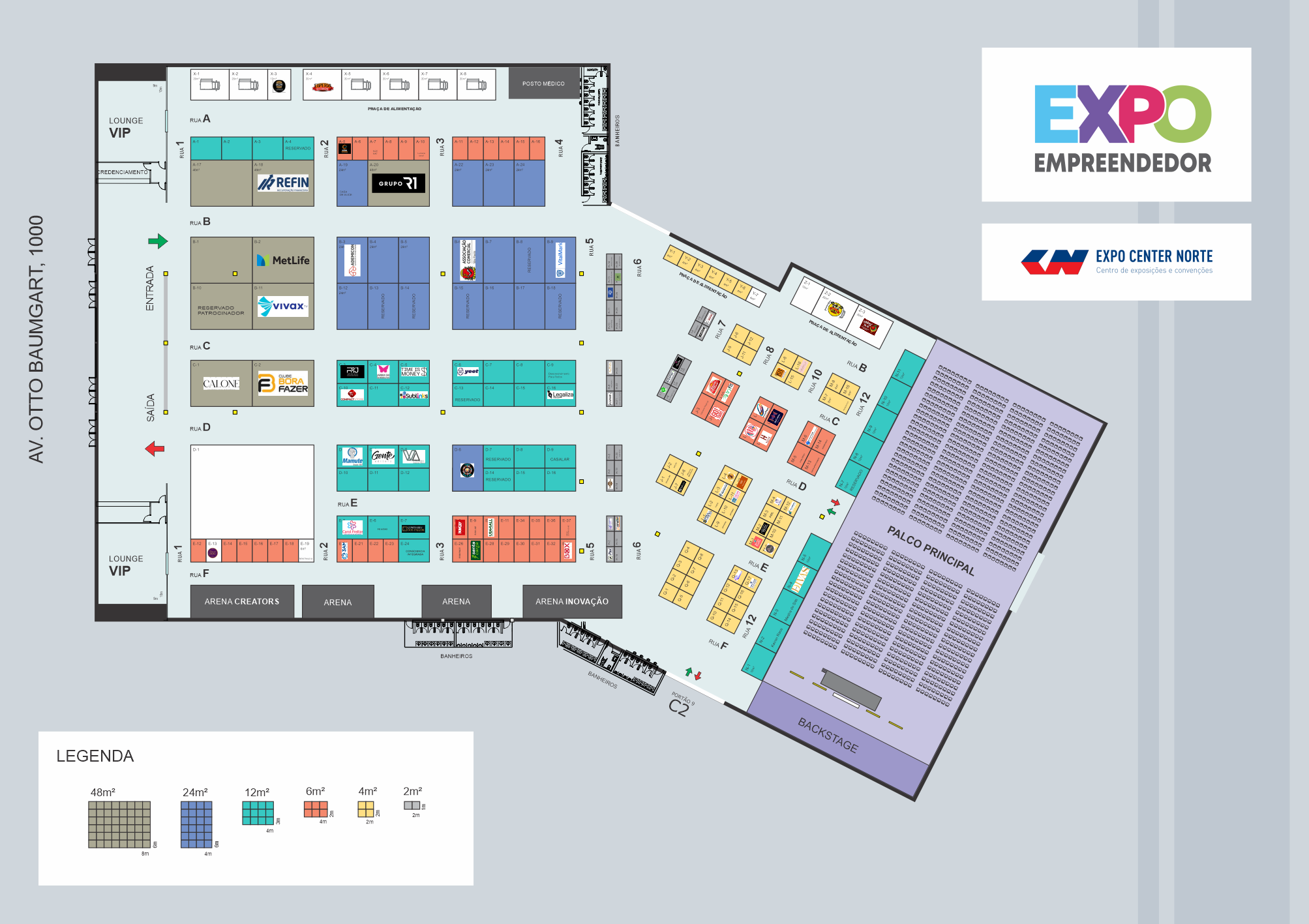 Planta da Expo Empreendedor